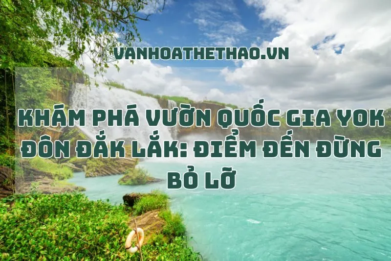 Khám phá Vườn quốc gia Yok Đôn Đắk Lắk: Điểm đến đừng bỏ lỡ